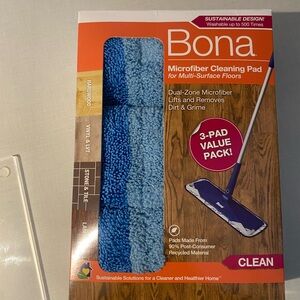 Bona Microfiber Cleaning Pad 3-Pack